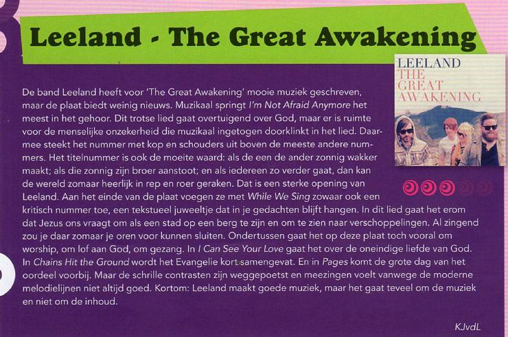 Leeland - The Great Awakening - Recensie PluggedIn