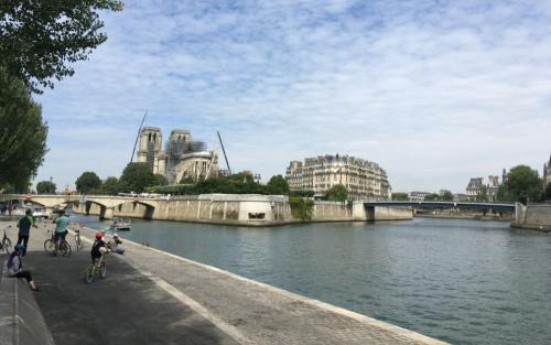 De Notre Dame in 2019 (na de brand)