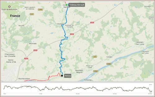 Camino - Etappe 7 - Dag 7 - van Château-Renault naar Noizay