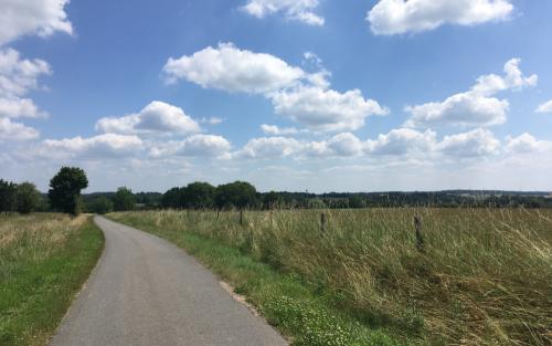 Lange, rechte wegen vanaf Bonny-sur-Loire (met af en toe een flauwe bocht)