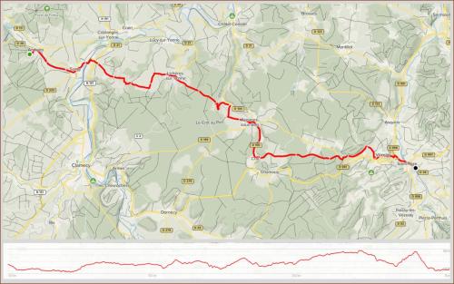Camino - Etappe 9 - Dag 9 - Van Andryes naar Vézelay (F)