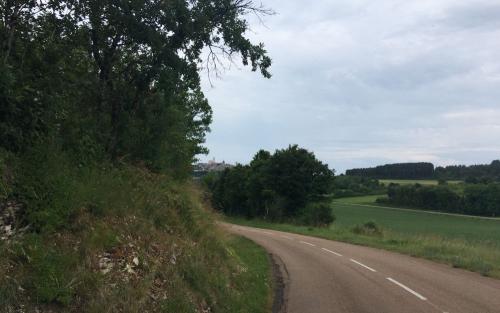 De eerste blik op Vézelay