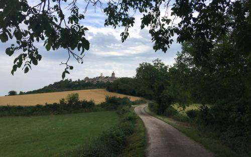 In de buurt van Vézelay