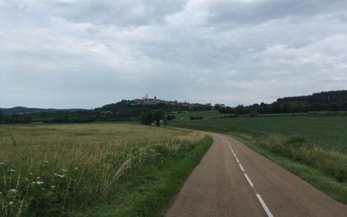 Vézelay in de verte