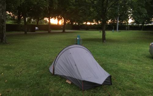 Mijn tent op de camping van Autun