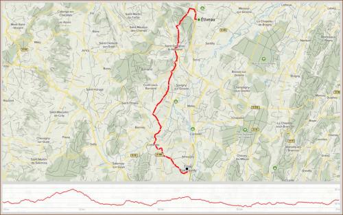 Camino - Etappe 10 - Dag 4 - van Étiveau naar Taizé