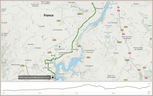 Camino - Etappe 12 - Dag 1 - Van Roanne naar Saint-Jean-Saint-Maurice-sur-Loire
