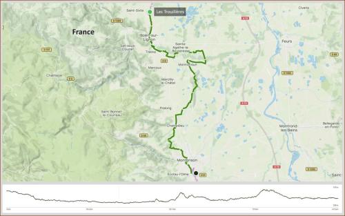 Camino - Etappe 12 - Dag 3 - Van Les Trouillères naar Montbrison